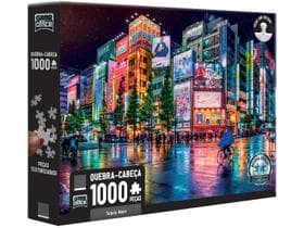 Quebra-cabeça 1000 Peças Tóquio Neon - Game Office Toyster