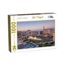 Quebra cabeça com 1000 peças las vegas puzzle pais & filhos