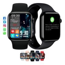 Relógio Inteligente Smartwatch Tela Grande Melhor Carregador Preto Masculino e Feminino A Prova D água Original
