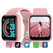 Relogio Smartwatch Feminino Masculino D20 Fit Pro Inteligente Oferta