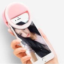 Ring Light, Anel de Luz de Led para Celular e Tablet Iluminar para Tirar a foto - Selfie e Graver Vídeo ROSA - MKB