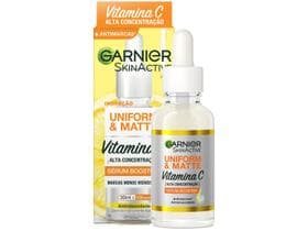 Sérum Facial Antimarcas Vitamina C Garnier Uniform & Matte - Garnier Skin