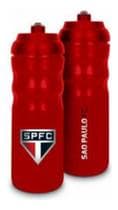 Squeeze Termica São Paulo Garrafa 550ml Garrafa Agua Gelada Cor Vermelho Escuro - Brasfoot