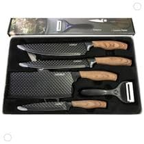 Super Kit Churrasco Profissional De Inox 6 Peças Gourmet - SWEET HOME