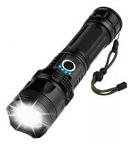 T9 Lanterna Tática Recarregável Led Holofote Lanterna Militar T9 Potente Fazenda Sítio trilha