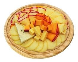 Tábua De Madeira Redonda Queijos Frios Churrasco Pizza 35 Cm - Ana Decorações