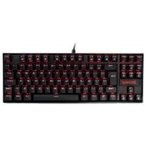Teclado Mecânico Gamer Redragon Kumara, Anti-Ghosting, LED Vermelho, Switch Outemu Brown, ABNT2, Preto - K552-2 (PT-BROWN)