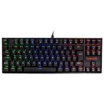 Teclado Mecânico Gamer Redragon Kumara, Anti-Ghosting, RGB, Switch Outemu Red, ABNT2, Preto, PT - K552RGB-1 (PT-RED)