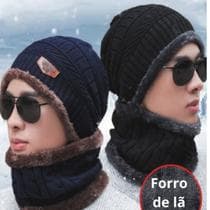 Touca Gorro Lã Inverno Frio Feminino Masculino Unissex Touch - touca e modas
