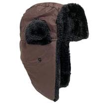 Touca Ushanka Marrom Gorro Chaves Russa Aviador Frio Lã Proteção Orelhas Aviador Inverno - Lis