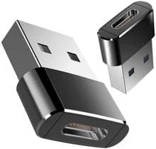 USB Tipo C Adaptador USB Macho para Tipo-C Feminino Adaptador Conversor para Galaxy S9 S8 - PONTO DO NERD