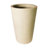 Vaso de planta luxo decorativo coluna jateada grafiato varanda e jardim 29x25 - mspaisagismo