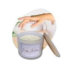Velas Aromáticas 100g Perfumadas Decorativa Romântica Casa Quarto Longa Duração - LAVANDA FRANCESA - Finezza Aromatica