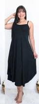 Vestido Feminino Maxi Longo Alcinha De Malha Soltinho