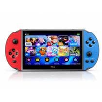 Video Game Portátil Plus 7.5” 16GB com 10.000 Jogos Retrô Console Retro Compatível, Tela Grande, Bateria Recarregável