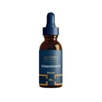 Vitamina C Sérum 20% Facial 30ml Hidratante para o rosto, Anti-idade, Prevenção de Manchas - Ouro Pharma