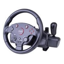 Volante Force Driving Dazz Compatível com PC PS5 e Xbox Com Pedais e Vibração
