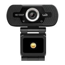 Webcam Full HD 1080p 30fps Ângulo Amplo 110 com Microfone USB para PC Notebook Preto - WB