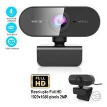 Webcam Full Hd 1080p com Microfone Usb 2.0 e 360 Graus para Videoconferências - H6