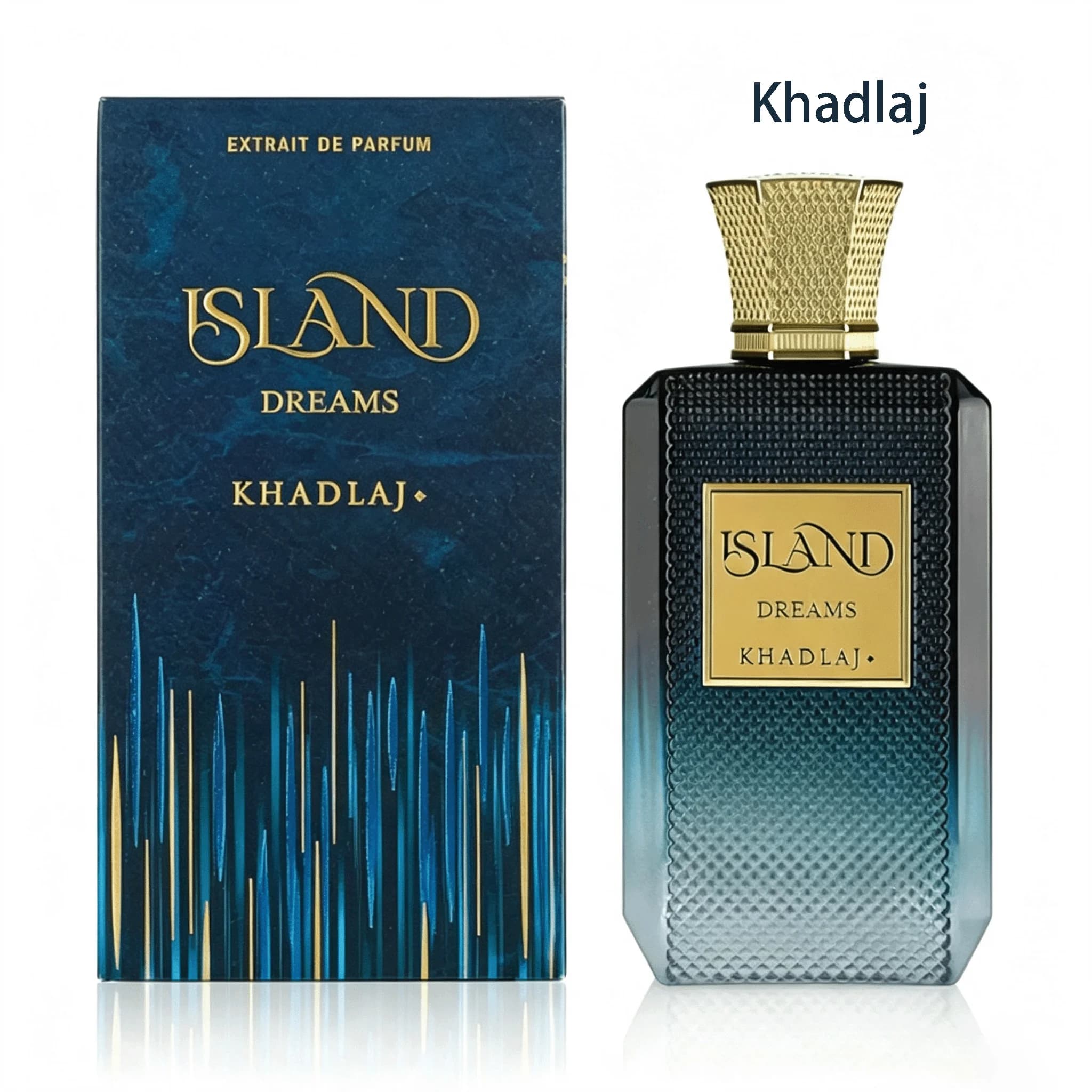 Khadlaj Island Dreams 100ml Extrait De Parfum Spray Ginger Bergamot Grapefruit Musk Ambroxan Scent Long‑Lasting Daily…
