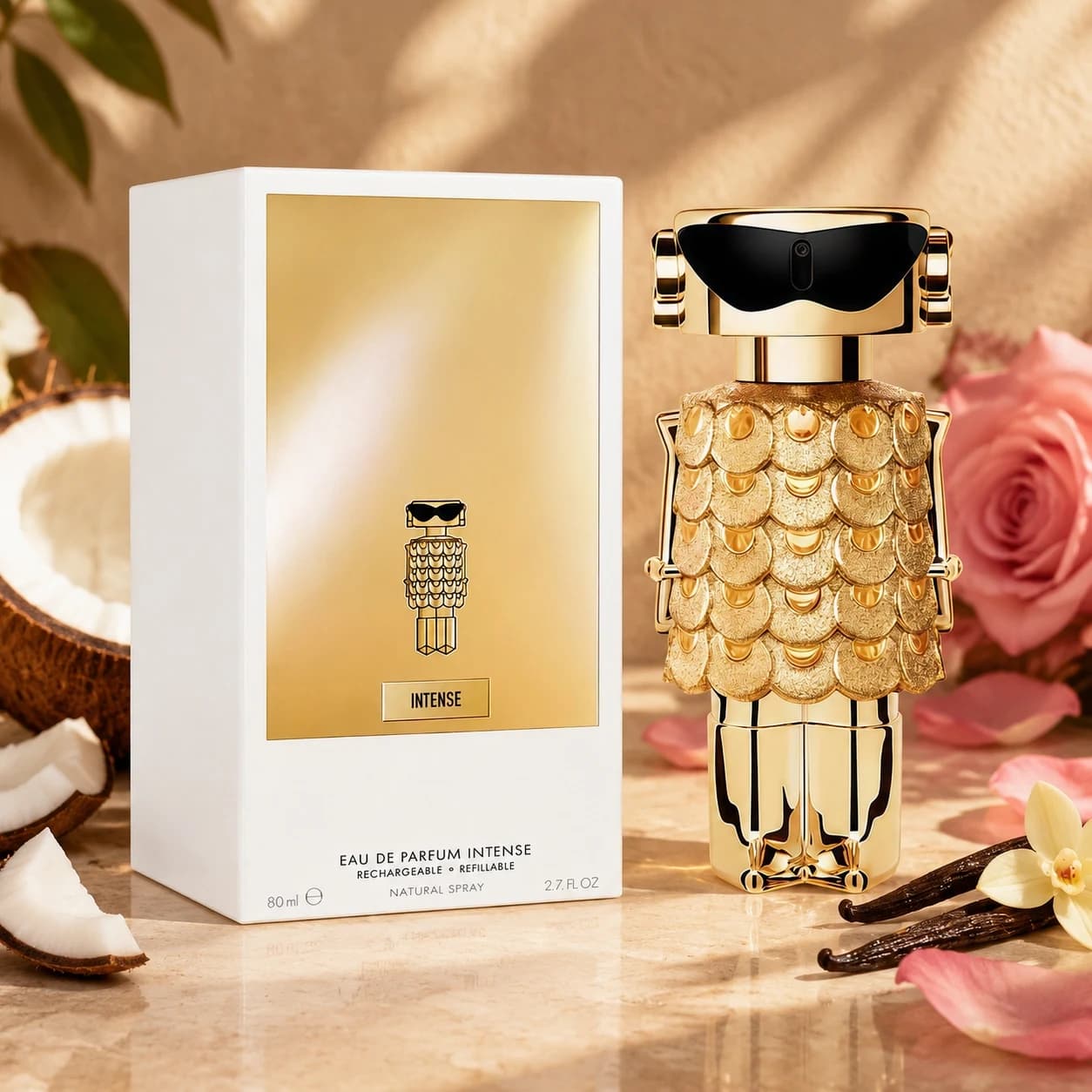 New Fame Intense by Paco Rabanne Eau De Parfum Spray 2.7 oz for Women Long-lasting Arabian Luxury Fragrance Ideal Gift Choice