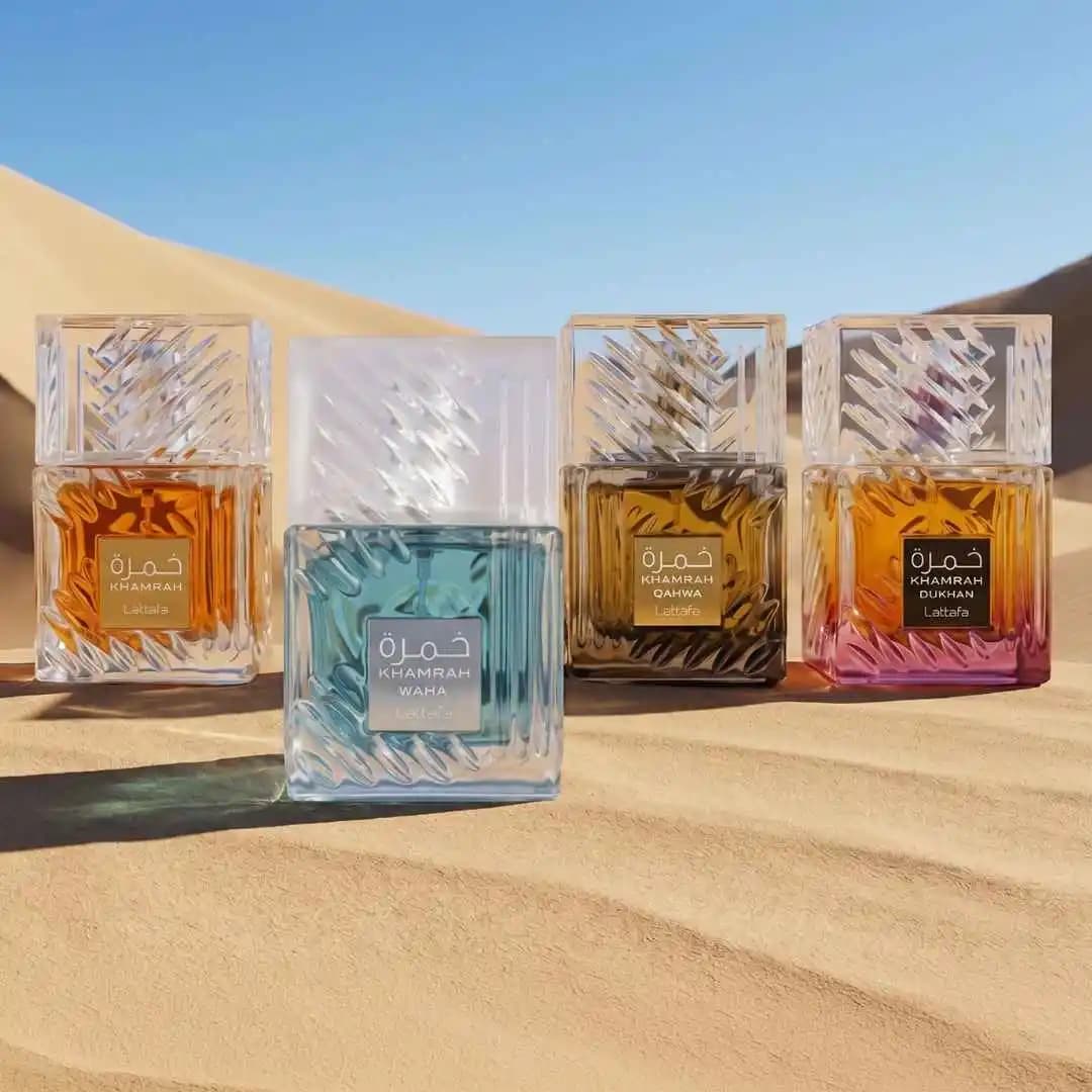 Lattafa Khamrah - Vanilla, Warm Spicy, Amber, Cinnamon - Eau De Parfum Long-Lasting Fragrance for Unisex, 3.40 Ounce / 100 ml
