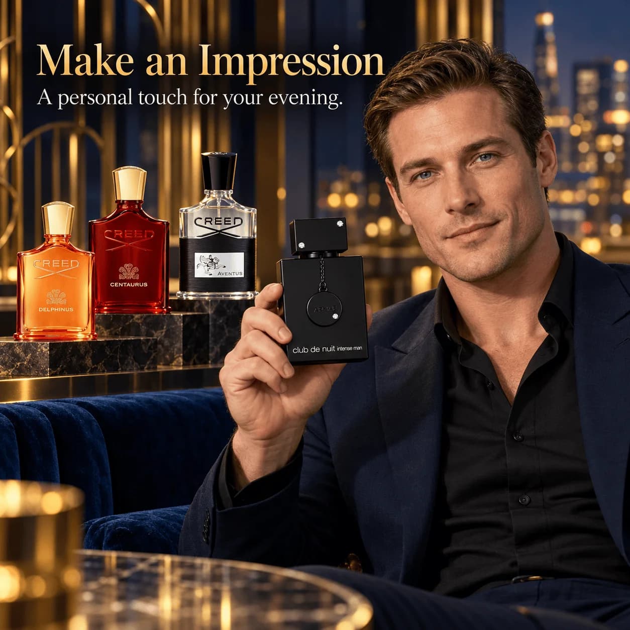 ARMAF Club De Nuit Intense Man Eau De Parfum 3.6 fl oz/105ml for Men Woody Spicy Fragrance Long Lasting Cologne Spray with Lemon Pineapple Musk Vanilla Notes Luxury Daily Wear Gift