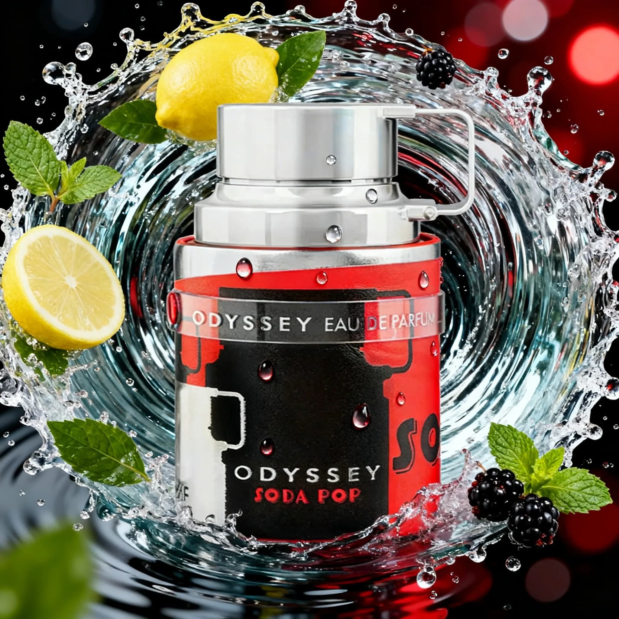 Armaf Odyssey Soda Pop 3.4 Ounce 100 ml Citrusy, Spicy, Fresh, Sweet - Eau de Parfum Spray Long-Lasting Fragrance for Men & Women