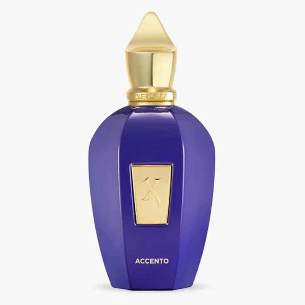 Xerjoff Accento EDP, 100ml—a Unisex Chypre-floral Fragrance, EDP (Eau De Parfum), With 6–10 Hours Of Long-lasting Scent and Strong Sillage, Presented In a Sapphire-blue Faceted Bottle; a Premium Itali