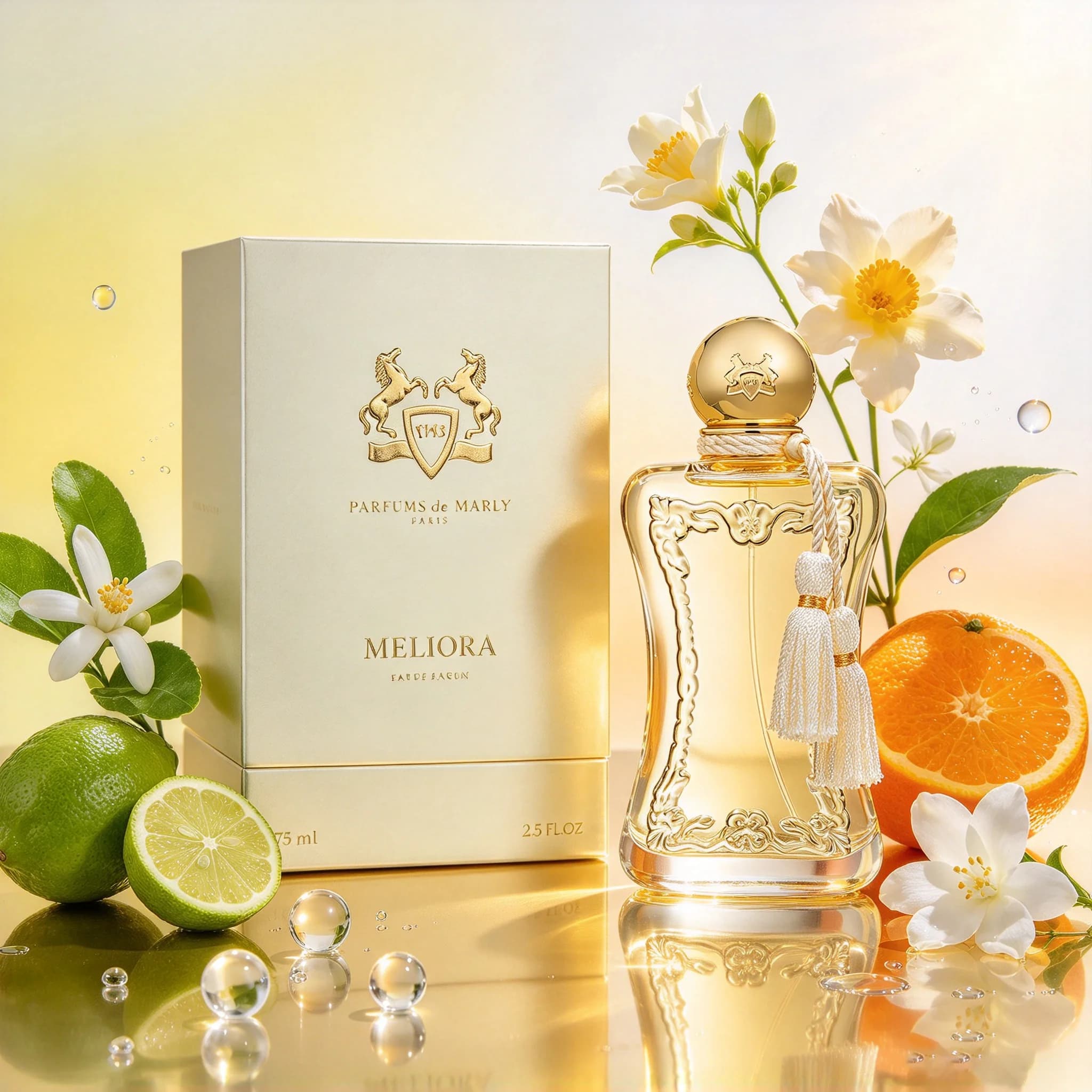 Parfums De Marly Meliora Eau De Parfum Spray – Elegant Floral Fruity & Woody Musk Scent, Black Currant, Rose, Vanilla & Sandalwood, Radiant Long-Lasting Sillage, Perfect Anniversary & Mother's Day Gif