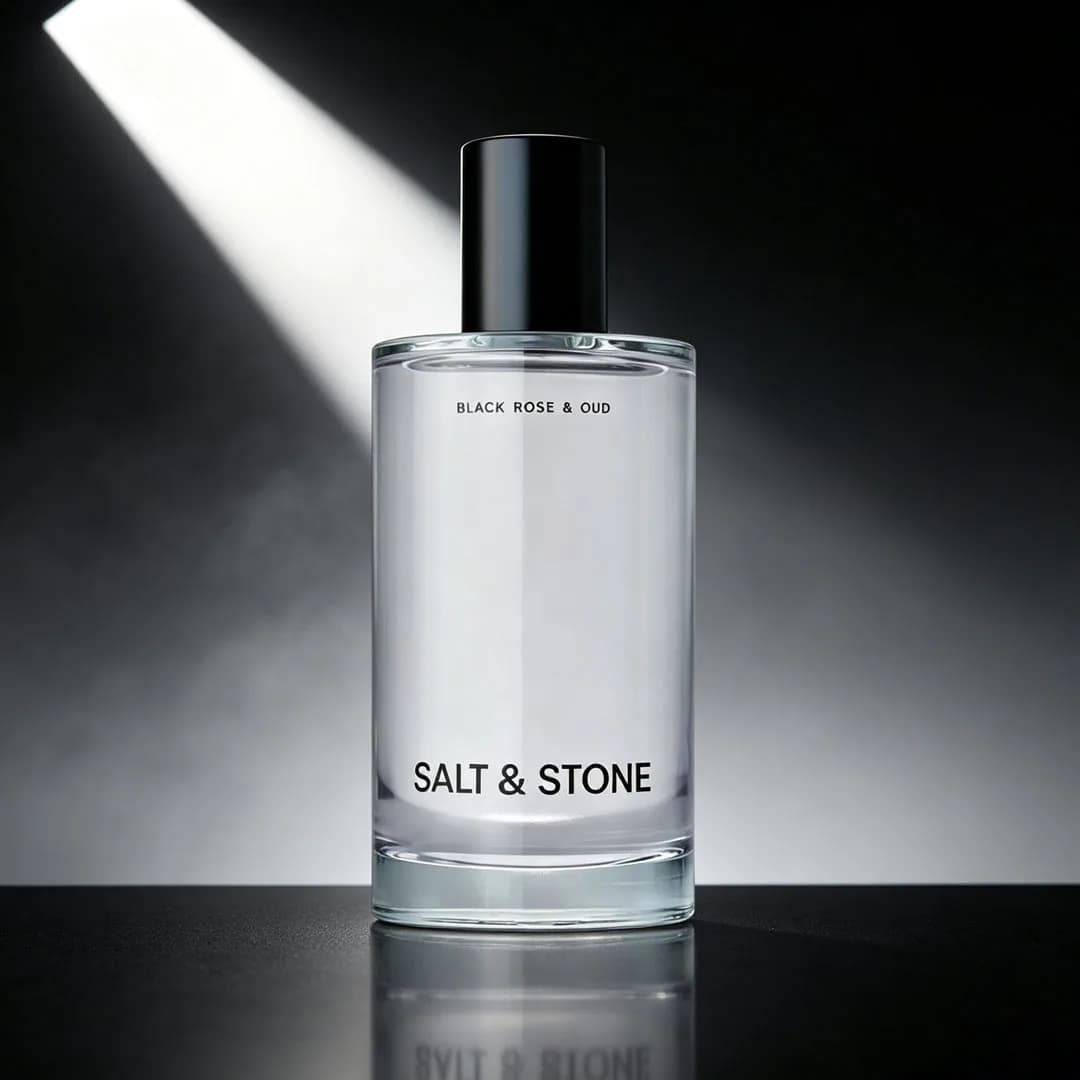 Black Rose & Oud SALT & STONE Unisex 100ml 3.4Oz, Oriental Woody Perfume with Dark Floral Opening and Warm Oud Amber…