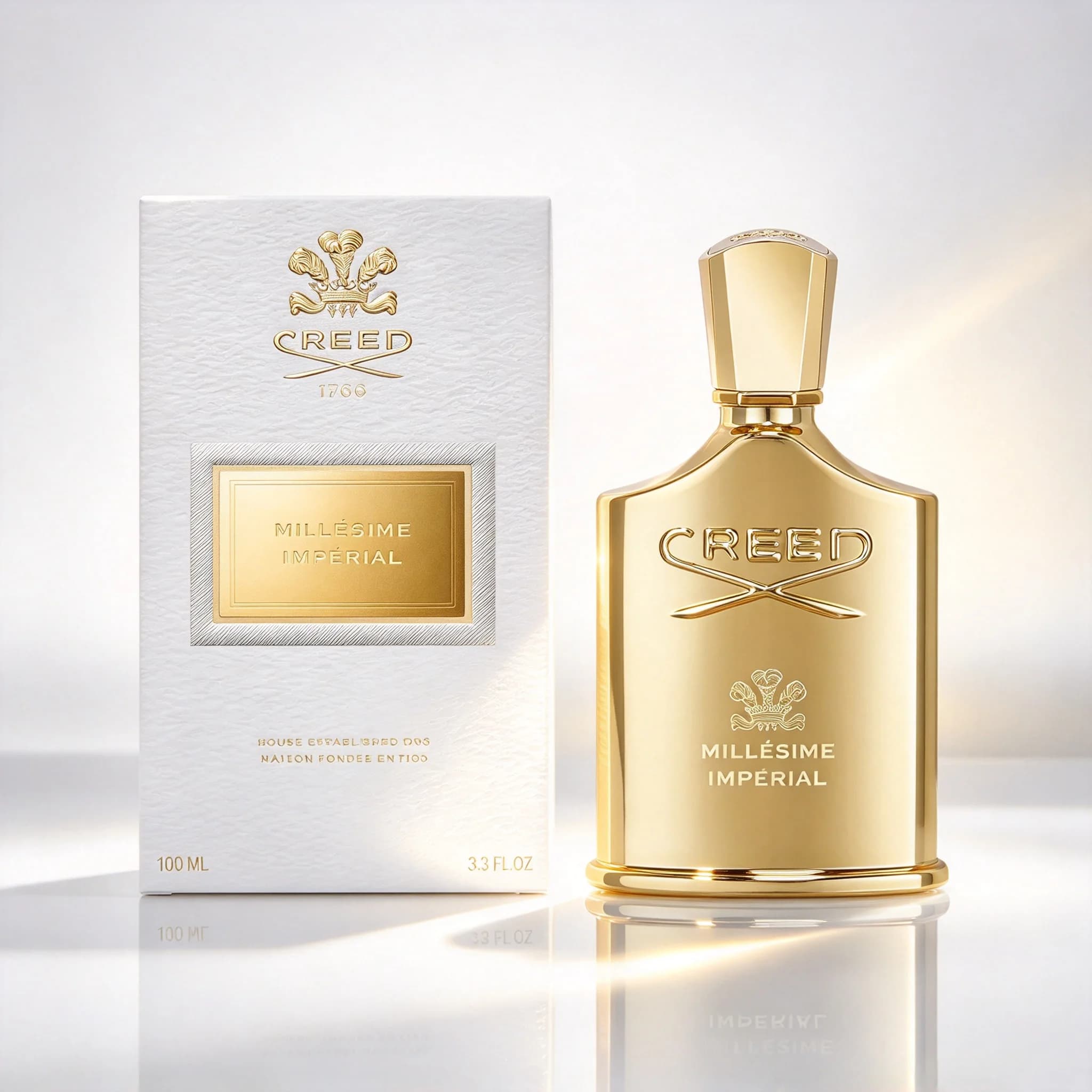 Creed Millésime Impérial Eau De Parfum Spray for Unisex – Fresh Citrus, Marine & Woody Scent, Bergamot, Sea Notes, Ambergris & Sandalwood, Long-Lasting Luxury Fragrance, Perfect Gift, 3.4 Fl oz / 100