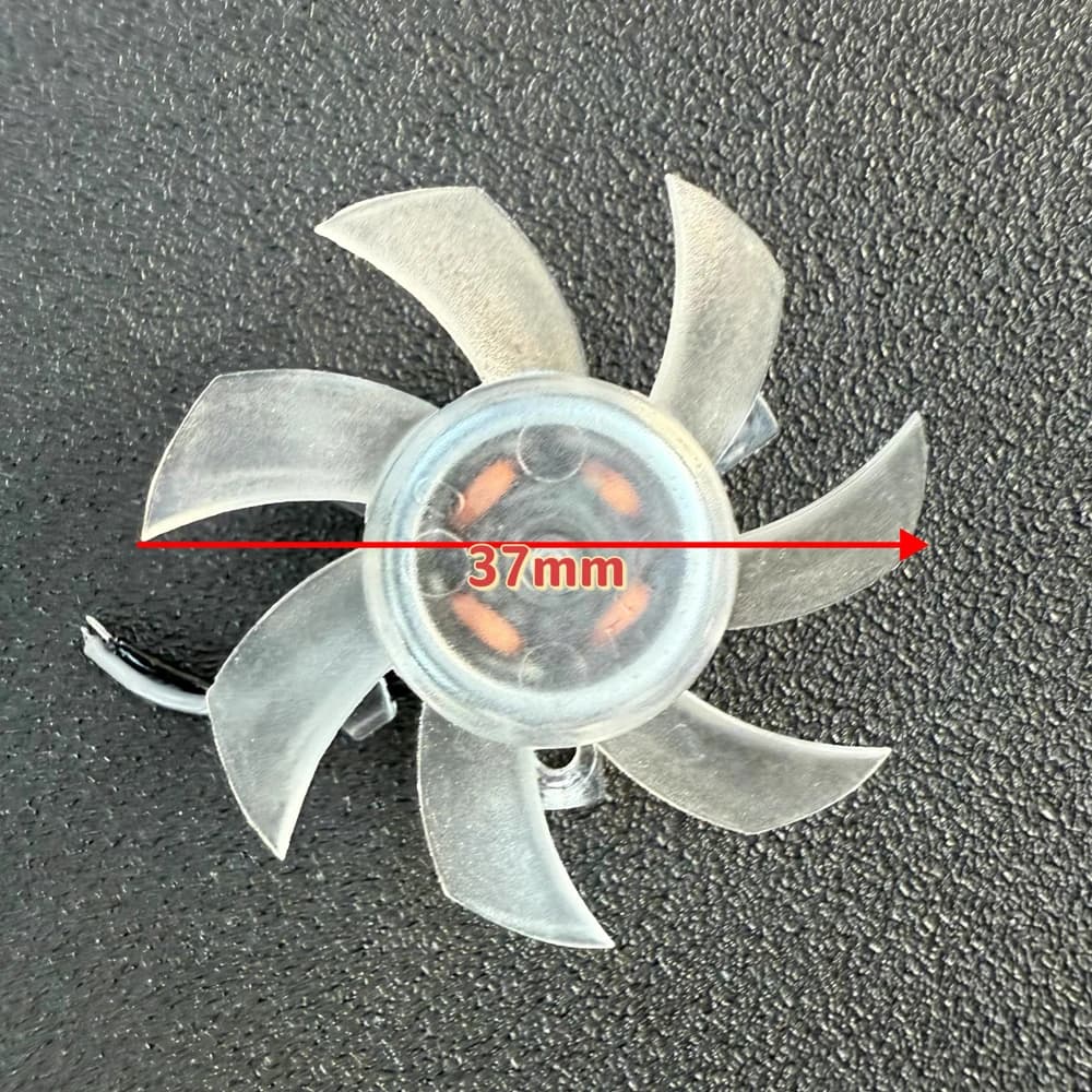 DIY electronic 3505 luminous color changing fan 5V 37mm