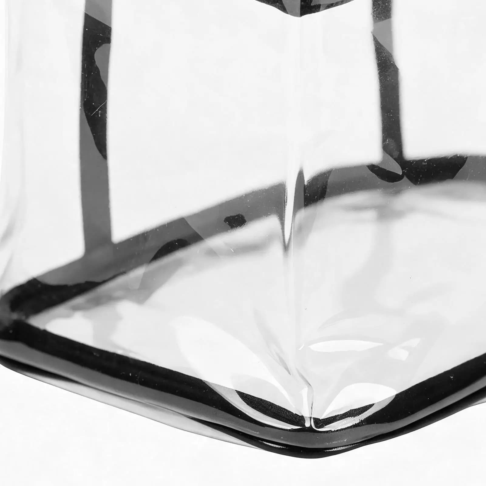 Clear Toy Storage Bags 6 Pieces Transparent Blocks Holder With Label And Pocket Waterproof Toys Storage Bags For Nursery Home