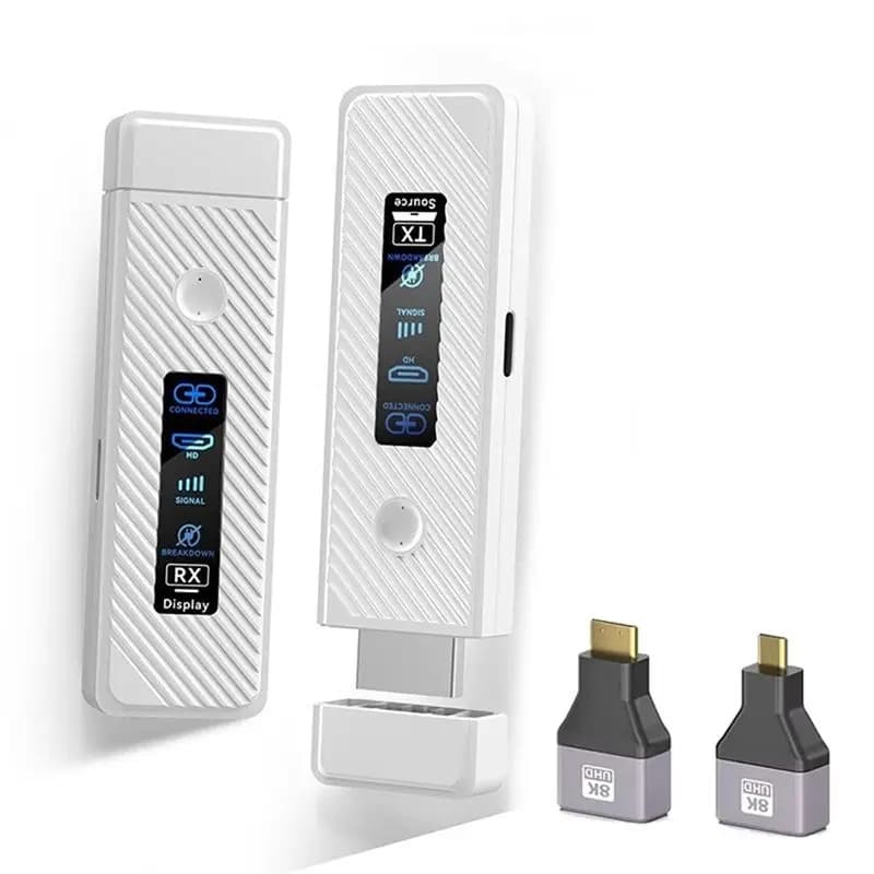 B27B Wireless -Compatible Transmitter And Receiver LED Display 1080P HD Extender 50M For PC Monitor Projector TV