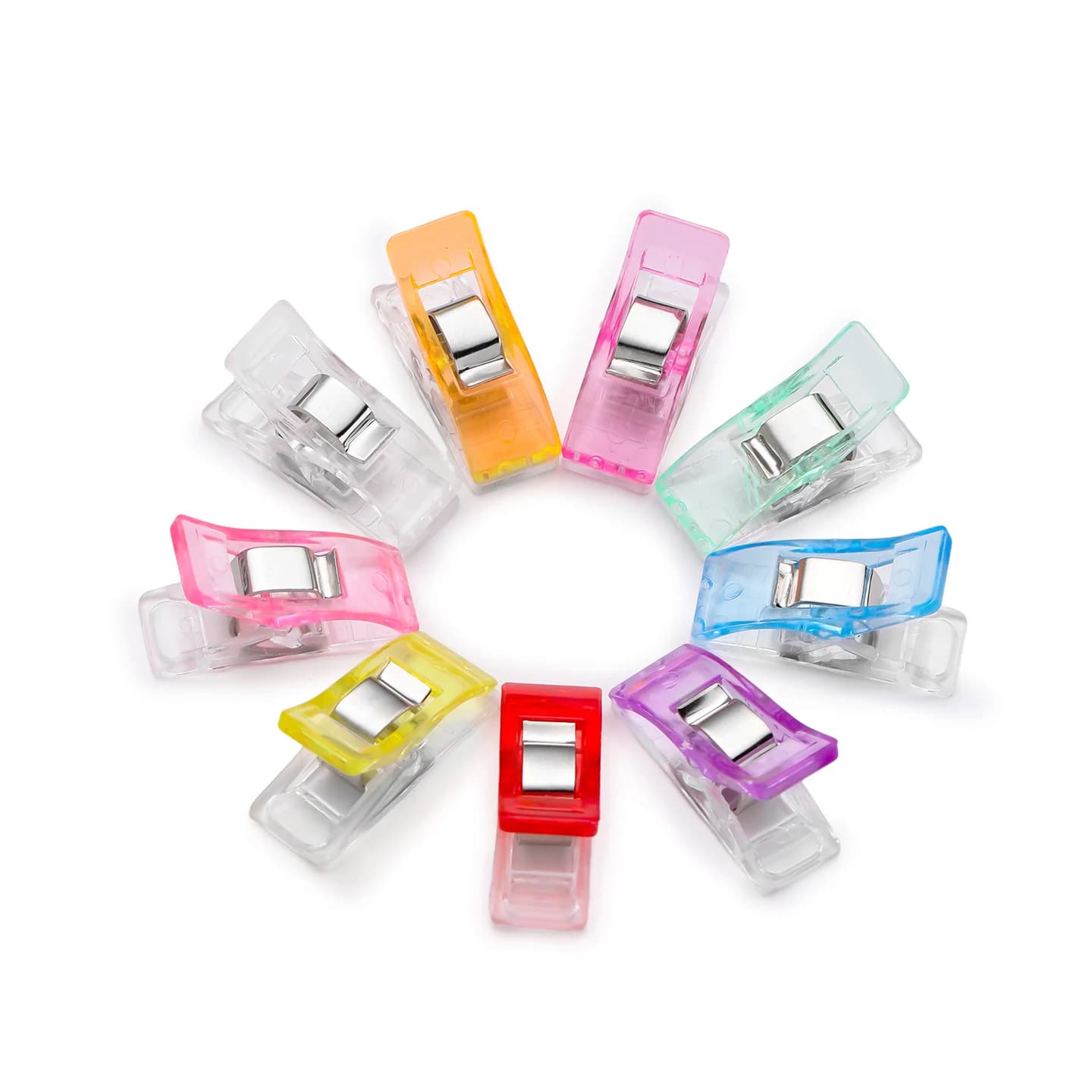 20Pcs/lot Multipurpose Colorful Sewing Clips Plastic Clip Quilting Clip Clamps for DIY Craft Blinding Crochet and…