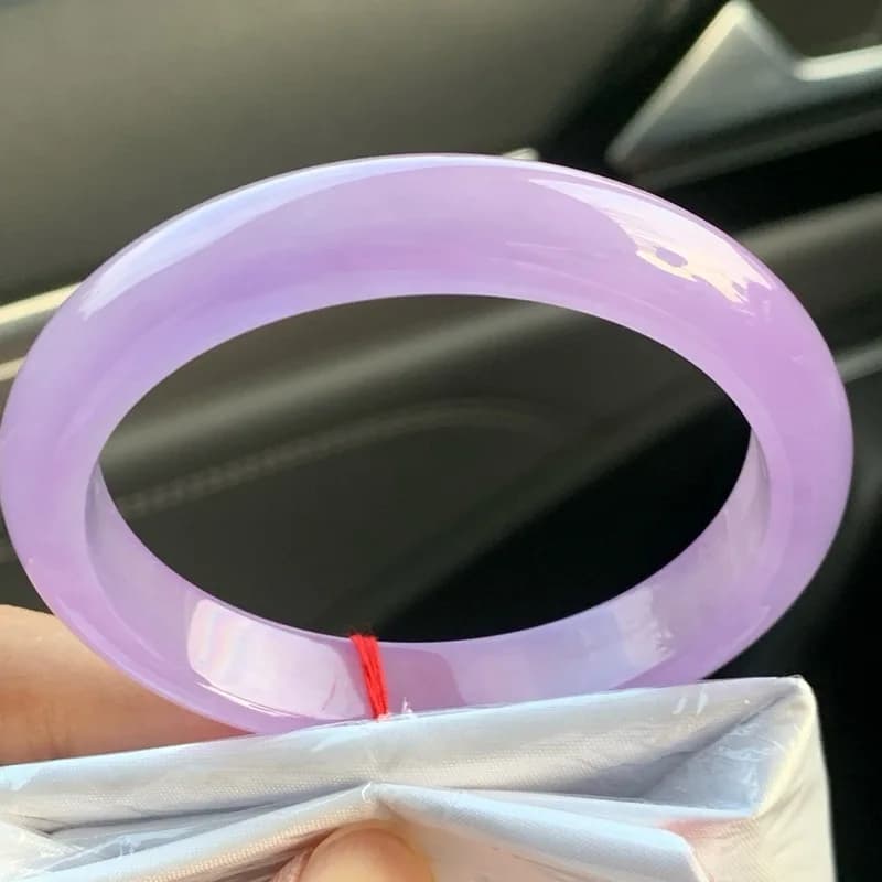 Jewelry Violet Jade Type Old Mine Spring Color Genuine Circle Ice Waxy Purple Bracelet