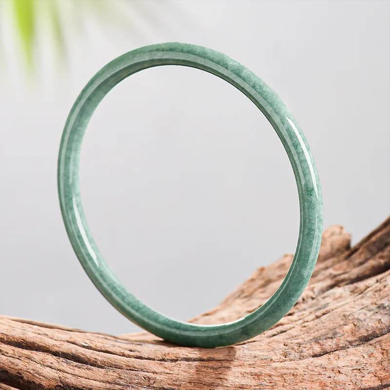 Natural Burmese Jadeite Bracelet Bangle Real Jade Designer Accessories Carved Gemstone Amulet Fashion Vintage Gifts…