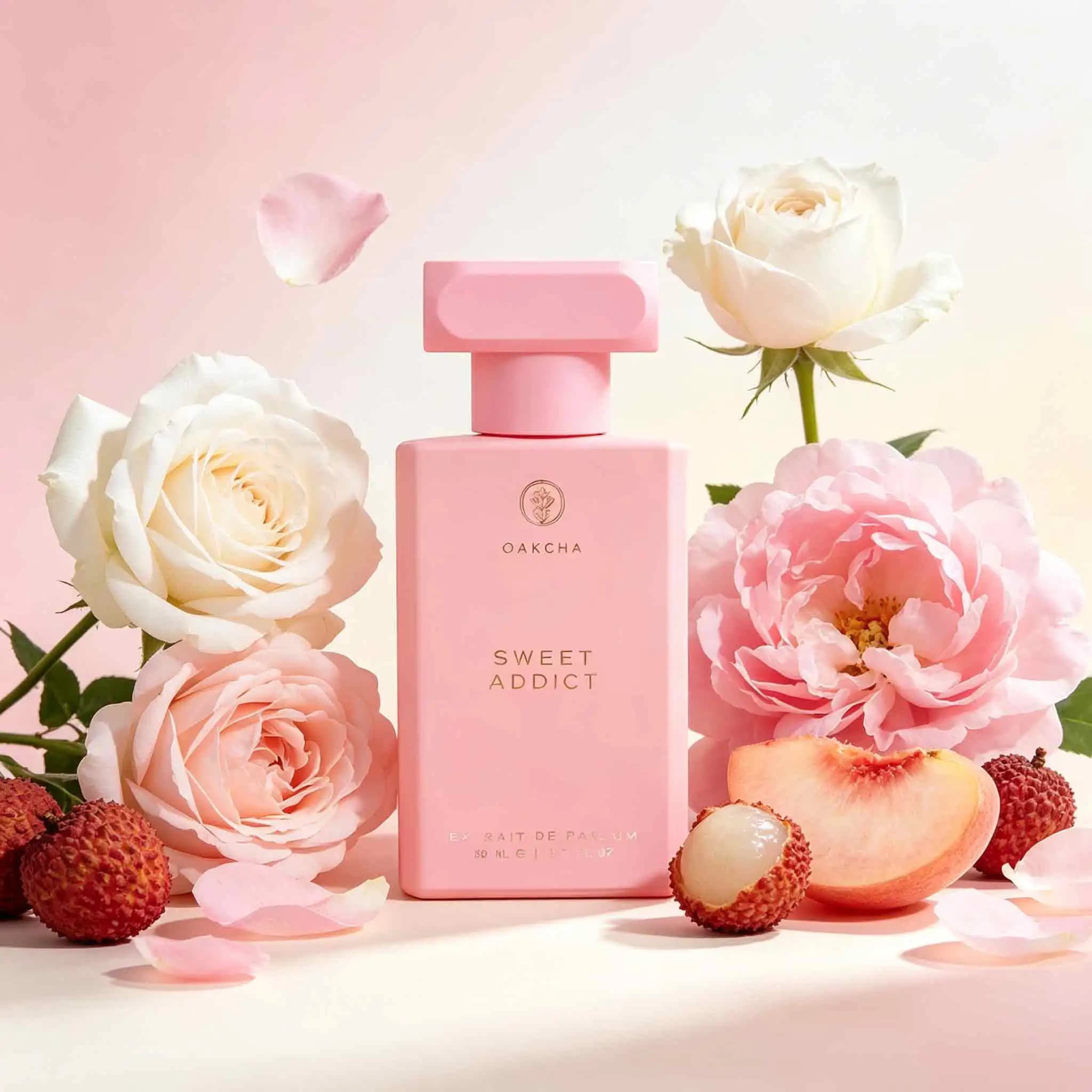 Oakcha Sweet Addict Perfume,50Ml,Caramel‑Berry Gourmand Note,, Long‑Lasting, Berries、Vanilla、Caramel、Jasmine、Sugar、Amber.Ideal For Date And Party.