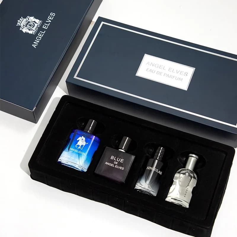 Men's Cologne Set 4 In 1 Set, Fresh Lemon Scent 1.01 Oz Long Lasting Fragrance Set Perfect Birthday Gift For Father,…