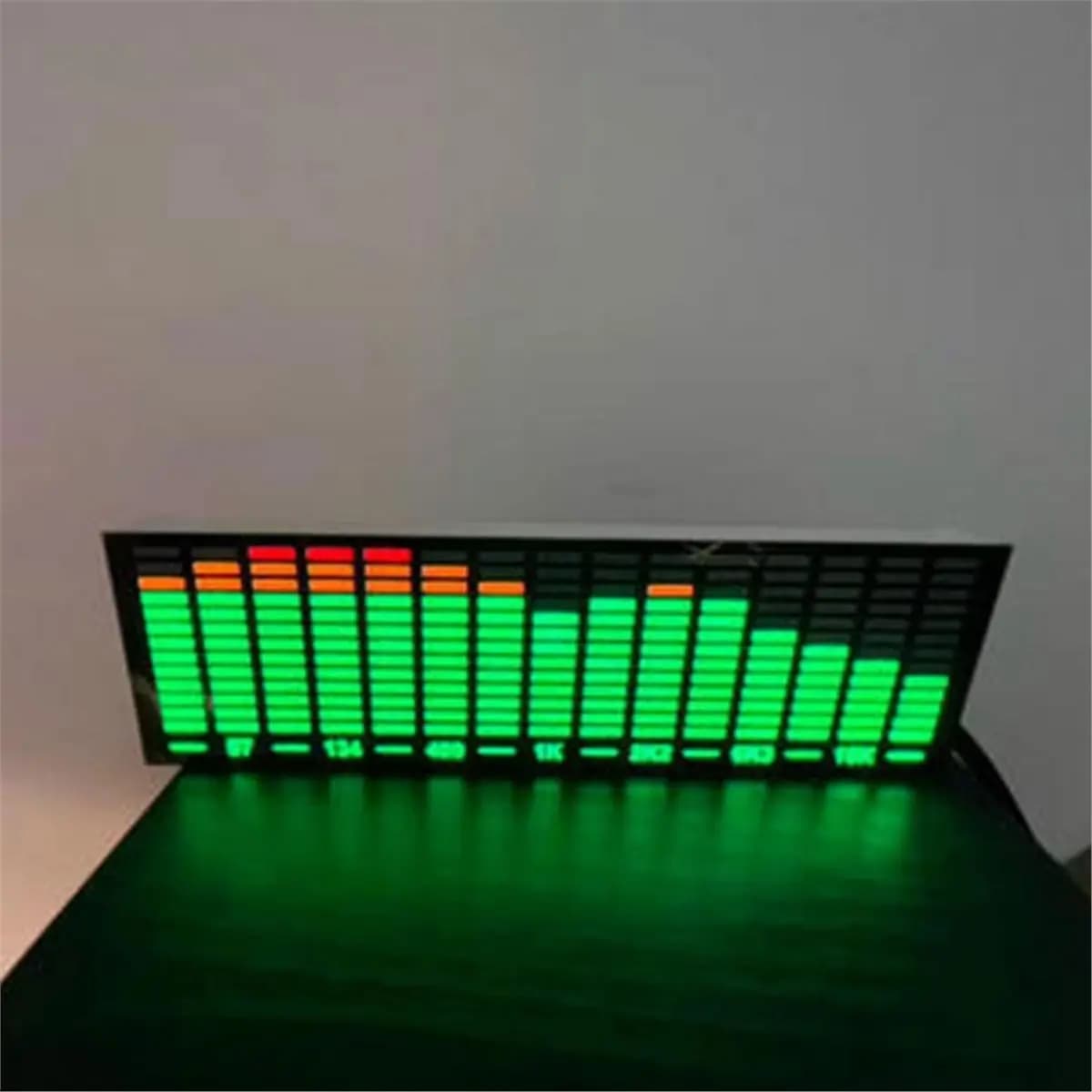 Fits for Music Spectrum LED Pickup Voice Control Rhythm Analyzer Light Display Audio Level Indicator VU Meter…