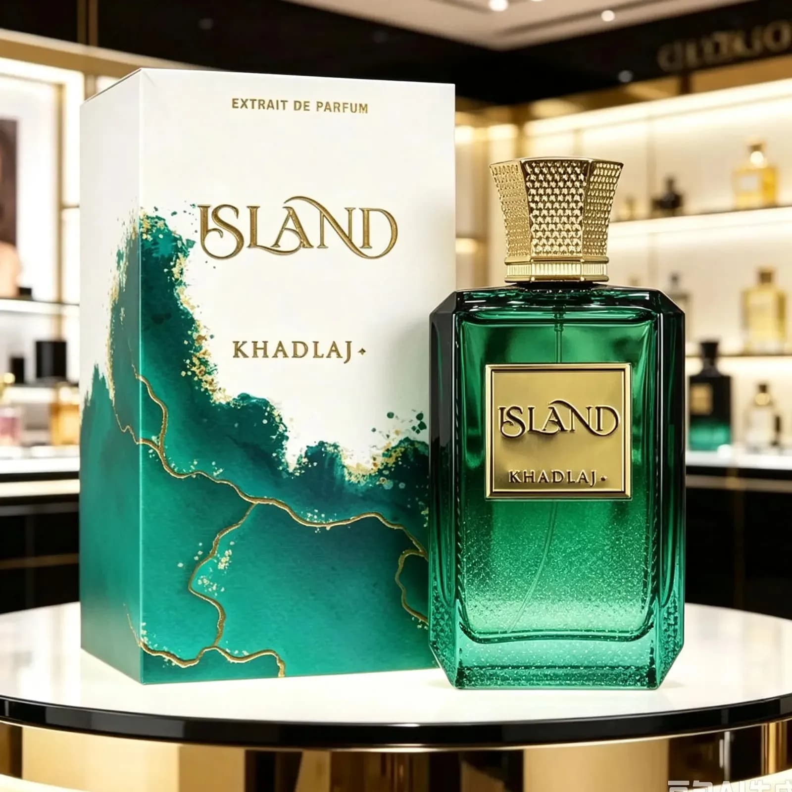 Khadlaj Island Mens Women's EDP Perfume Spray, Long Lasting Amber Ambergris Luxury Fragranc Christmas and Valentine's Day Gift Choice 100ml