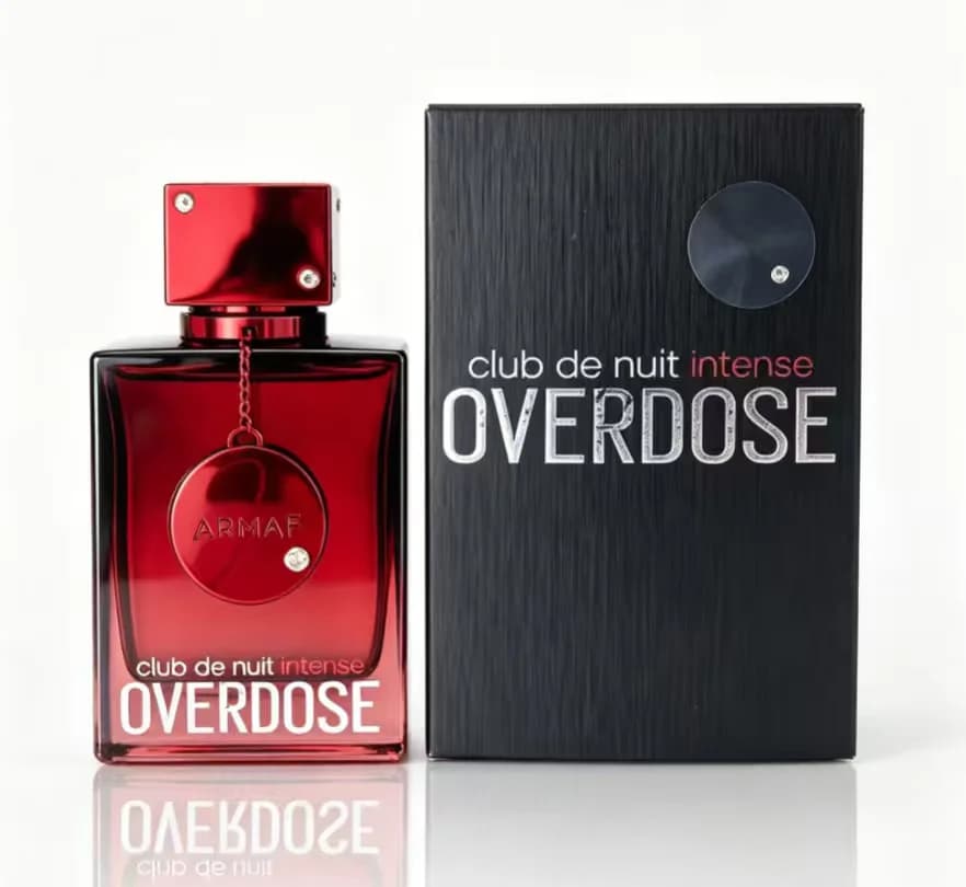 Armaf Club De Nuit Intense Overdose Women's perfume, oriental flower and fruit wood fragrance, berry pear, rose jasmine and vanilla patchouli, 100ml 3.4oz, lasting fragrance, suitable for dating, part