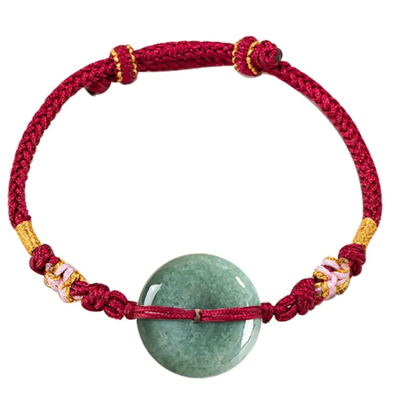Green Myanmar Jadeite Donut Bracelet Designer Bangle Natural Burmese Jade Fashion Accessories Real Jewelry Vintage…