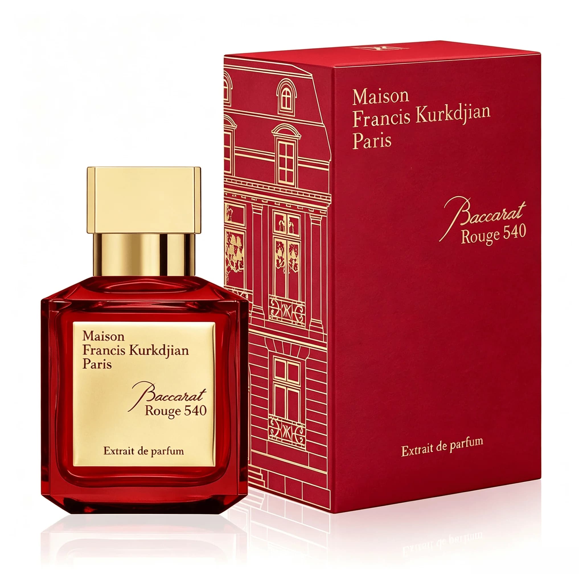 Maison Francis Kurkdjian Baccarat Rouge 540 Extrait De Parfum 70ml - Amber Floral Woody Luxury Unisex Fragrance
