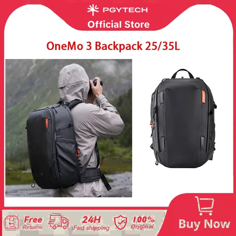 PGYTECH OneMo 3 Photography Camera Backpack 25L/35L AerisFrame Carry System