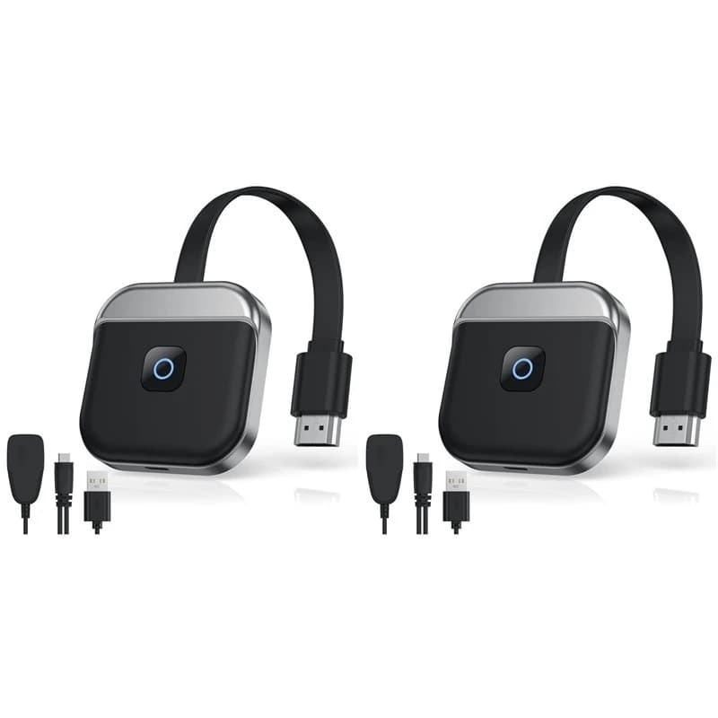 AB25-2X 4K Wireless -Compatible Dongle, -Compatibe Screen Mirroring Display,2.4/5G Hz Transmitter And Receiver