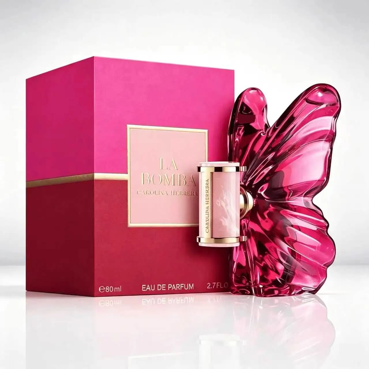 Carolina Herrera La Bomba ""The Blaze of Fire"" (Butterfly Perfume) 80ML Fragrance Type: Floral, fruity, amber…