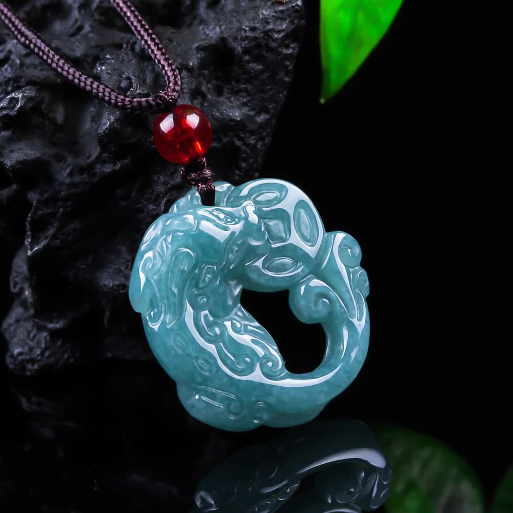 Burmese Jadeite Pixiu Pendant Real Jade Luxury Charm Accessories Designer Necklace Carved Amulet Gemstone Gifts for…