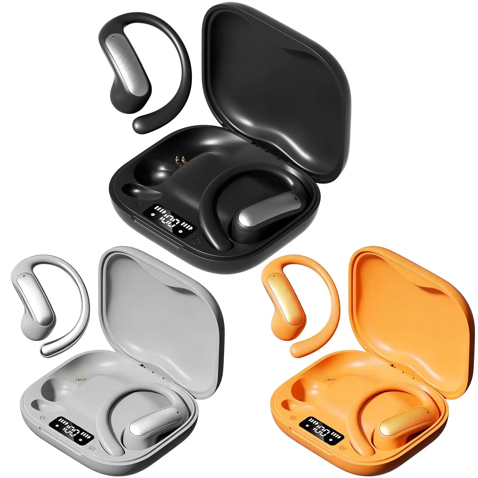 Translation Headphones AI Intelligent Wireless Open Ear Translator Earphones Wireless Meeting Translation Earbuds For…